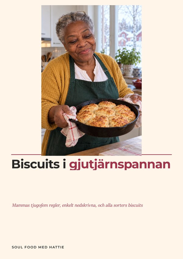 Biscuits i gjutjärnspannan omslaget till miniboken